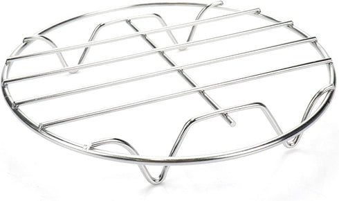3 Pcs Cooling Racks Round Steamer Rack Canning Rack for Baking, Stainless Steel, 6 inch