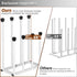 Tigerden 4 Closet, Free Standing Shoe Racks, Tall Black Metal Boot Rack Organizer for Pairs, Knee-High Boot Storage