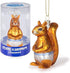 Mcphee Archie Accoutrements Ornament Squirrel in Underpants Glass for Christmas