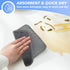 7inchx7inch 9 Pack) KinHwa Kitchen Washcloths for Dishes Absorbent Microfiber Dish Cloths Quick Dry Dish Rags with Poly