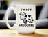 Not Amooosed - Cow Coffee Mug - Funny Cow Gifts and Decor - Large 15oz White Ceramic Mug