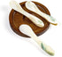 DUEBEL Mother of Pearl Caviar Spoons, 4' Luxury Handmade Spoons for Serving (5pcs)