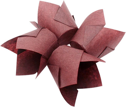 180 Pieces Tulip Baking Paper Cups Cupcake Muffin Liners in 3 Colors: White, Natural, Brown