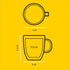 JoyJolt (Set 2) 13.5-Ounces Savor Double Wall Insulated Glasses - Coffee Mugs