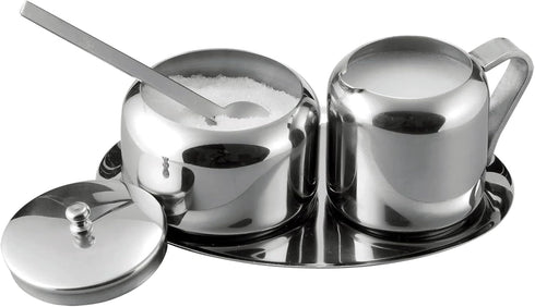 Cuisinox Stainless Steel Cream and Sugar Set, 5-Piece