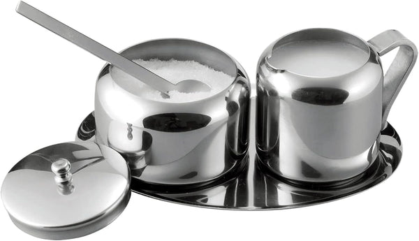 Cuisinox Stainless Steel Cream and Sugar Set, 5-Piece