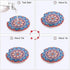 Car Coasters for Drinks, 10 Pack Absorbent Ceramic Coasters with Finger Notch for Easy Removal, Cute Car Accessories.