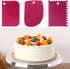 DaKuan Cake Scraper Smoother Tool Set - 12 pcs Cake Smoothing Cutter Plate Tool Combo, Cake Icing Scrapper