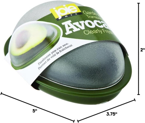 Joie Fresh Pod Avocado Storage Container with Clear Snap-On Lid, Keeps Leftover Half Flavorful, BPA Free