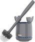 MR.SIGA Toilet Bowl Brush and Holder, Premium Quality with Solid Handle and Durable Bristles for Bathroom Cleaning