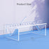 RekRang Acrylic Desk Bookshelf, Small Clear Book Shelf Organizer for Home Office School, Book Stand Display Rack for