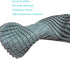 Mini Silicone Oven Mitts Set - Heat Insulation Oven Gloves for Cooking and Baking, Protecting Fingers - Square-Gray
