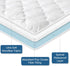 Full Size Mattress Protector Pad Waterproof Quilted, Breathable & Cooling, Deep Pocket Up to 14"