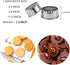 Cookie Cutters Set, 3Pcs Stainless Steel Biscuit Dumpling Cake Pastry Molds for Cooking Baking, Flower Edge