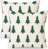 Christmas Pillow Covers 18x18 Set of 2, Modern Farmhouse Xmas Holiday Throw