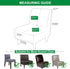 Armless Armless Bedroom(Green,1PC) Accent Chair Cover Stretch Jacquard Accent Chair Covers Without Arms Washable