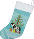 Caroline's Treasures BB9279CS Clydesdale Horse Christmas Stocking, Teal Fireplace Hanging Stockings for Holiday Decor