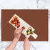 KimTin 70cm50CM Counter, Countertop Heat Resistant Mat for Air Fryer Site on, Thick Silicone Mats for Kitchen