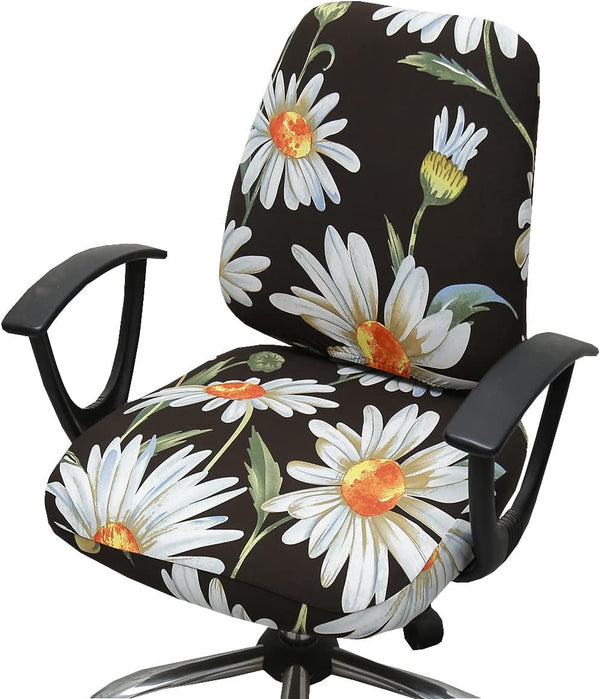 Computer Office Chair Cover, Protective & Stretchable Universal Chair Slipcover for Rotating Chairs.