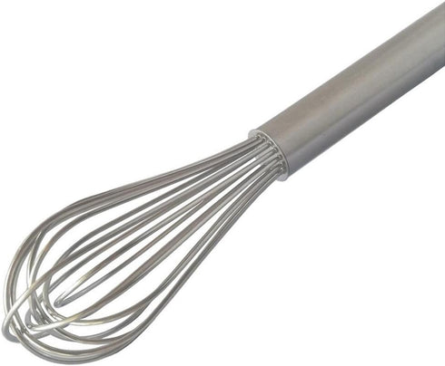 Stainless Steel Wire Balloon Whisk - 10-inch Food Mixer Beater with Heavy Duty Hanging Hook