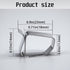 Y.A. LOTUS 50 Pcs Gutter Clips for Hanging Outdoor Lights, Premium Steel Gutter Hooks for Xmas Halloween Seasonal Rope