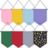 Wall Hanging Brooch Organizer Storage Board, Colorful Enamel Pin Badge Canvas Display Banner for Earrings Collection
