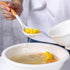 Ceramics Ladle Spoon Set of 2, Large Soup Ladle with Skimmer Slotted Spoons for Cooking and Serving