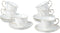 Agyiuns Tea Cups Set Of 6, Tea Cup And Saucer Set,6oz for