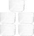 5pcs Clear Drinking Glasses, Plastic Rice Cooker Water Box, Transparency Condensation Collector Accessories