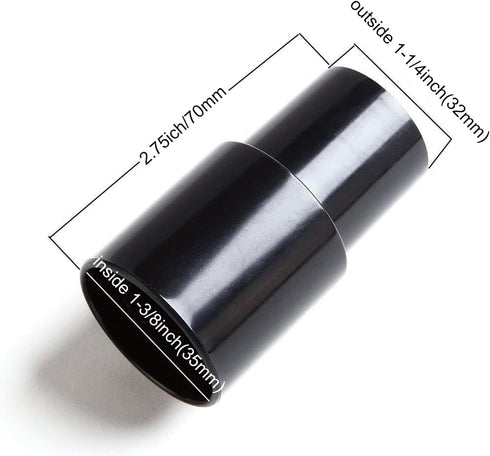 EZ SPARES Vacuum Hose Adapter Kit, 35mm to 32mm & 32mm to 35mm, Compatible with Normal Round Interface