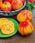 Harley Seeds 30 1-2 LB Giant Mr. Stripey Tomato Seeds, Heirloom Non-GMO, Low Acid, Indeterminate, Open-Pollinated, Rich