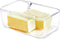 Youngever Plastic Butter Keeper, Reusable Clear Butter Dish, Butter Container with Lid