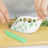 Herb Stripper, Green Stainless Steel Kitchen Tool for Leaf Stripping, 9 Holes