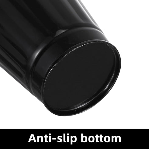 Mini Trash Can, Desk Trash Can with Lid for Office, Countertop Tiny Waste Basket, Black Bathroom Garbage Can
