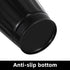 Mini Trash Can, Desk Trash Can with Lid for Office, Countertop Tiny Waste Basket, Black Bathroom Garbage Can