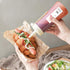 3 350ML/11.8OZ Pcs Condiment Squeeze Bottle Ketchup Salad Honey Mustard Dressing Plastic Sauce Bottle (D)