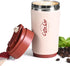 FrutPunch Insulated Travel Coffee Thermo, 316 Stainless Steel Coffee Tumbler with Lid,