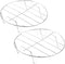 2 Pack Steaming Rack, 7 Inch Round Food Grade Stainless Steel Steamer Plate for Cooking, Cooling, Roasting