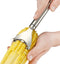 Corn Peeler Stainless Steel Tool, Corn Cob Stripper, Kitchen Gadget for Removing Kernels in Seconds
