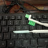 Mini Bottle Brushes for Cleaning with Flat Detail Scrubbers, Tiny Split Crevice Cleaner for Small Grooves & Corners (9)