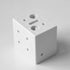 Cutelec 4pcs Plastic Brackets for 1" Blinds Headrail Holders, White Color for 1" Vinyl or Plastic Mini Blinds