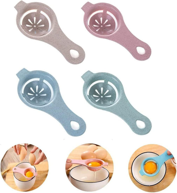Bamutu 4PCS Egg White Separator Egg Yolk White Separator Egg Separator Egg Whites