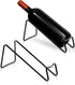 Countertop Wine Rack, 2 Pcs Metal Small Wine Bottle Holder, Tabletop Wine Storage Stand for Cabinet