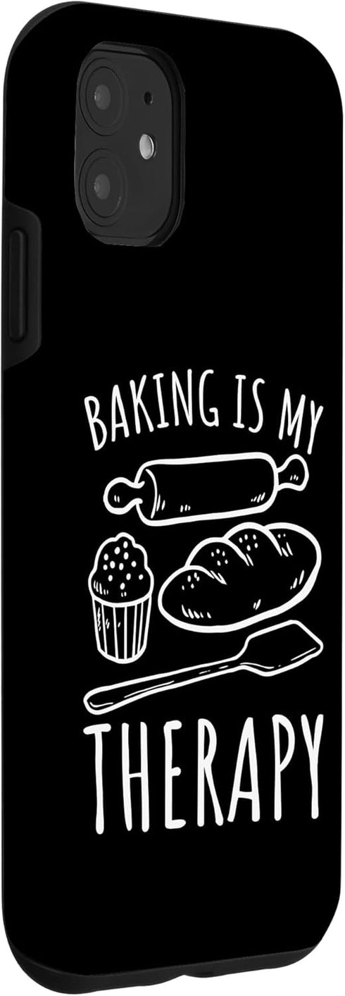 Bread Baking Case for iPhone 11 - Funny Baking Is My Therapy Bread Maker