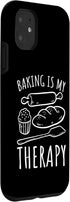Bread Baking Case for iPhone 11 - Funny Baking Is My Therapy Bread Maker