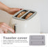 DOITOOL Silicone Toaster Cover 2 Slice, 1PCS Bread Maker Upper Cover, Toaster Appliance Top Cover for Bread Machine,Washable Toaster Machine Cover (Grey, 15.7 x 10.5cm) by DOITOOL