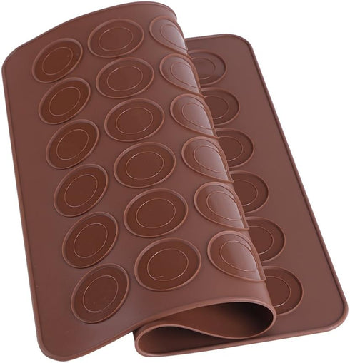 Silicone Baking Mat - Macaron Silicone Baking Mats, 48 Cavities for Cookies and Decorating Tools