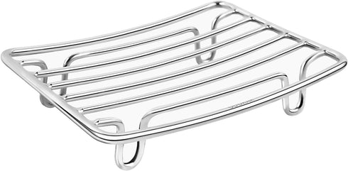 Bar Soap Dish Holder for Shower Bathroom, Stainless Steel Rust Proof Self Draining, Chrome-1 Pack