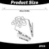 Vin Beauty 2 20 Pcs Dental Bib Clips Napkin Clip Chain Lanyard with Ball Chains Metal Bib Holder Chain Clips Reusable