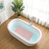 Nonslip Bathtub Mat - Extra Soft TPE Bath Mat for Kids, 30L x 17W Inch (Pink)